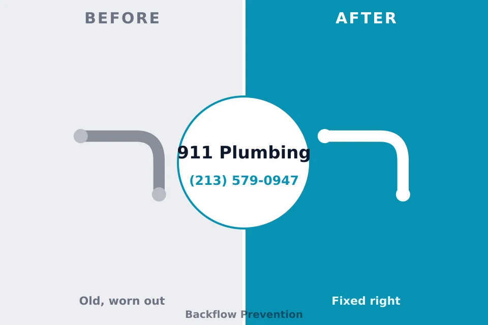 Before and after: plumbing company Kekoskee, WI